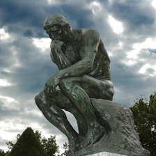 Схема вышивки «Мыслитель»