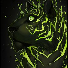 Схема вышивки «Тигр»