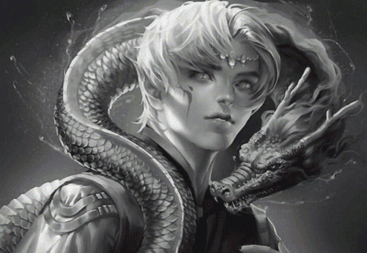 Юноша и дракон - предпросмотр