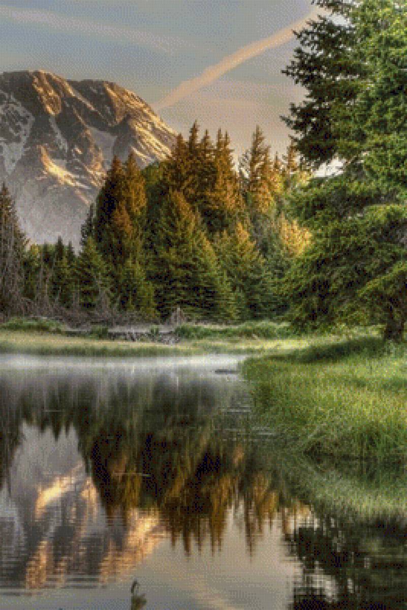 ПЕЙЗАЖ - горы, пейзаж, вода - предпросмотр