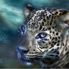 Схема вышивки «ЛЕОПАРД»