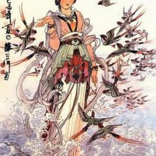 Схема вышивки «Китайський мотив»