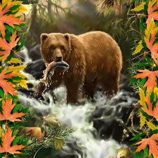 Схема вышивки «Удачливый охотник2»