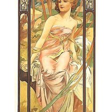 Схема вышивки «альфонс муха»