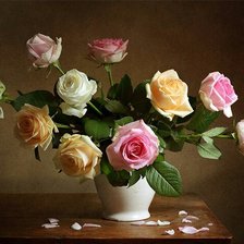 Схема вышивки «Розы»