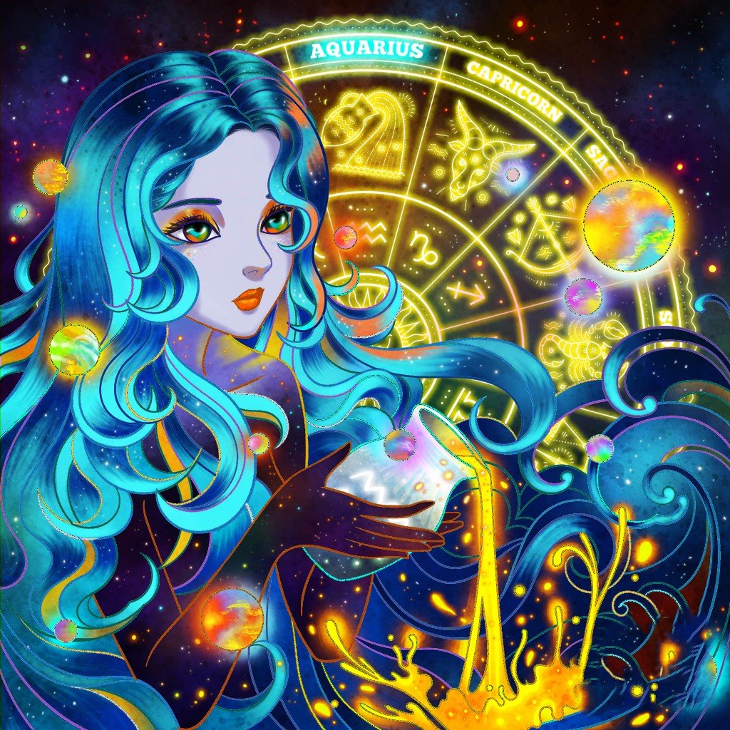 Знак зодиака. Водолей - оригинал