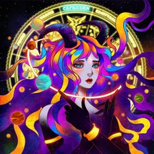 Схема вышивки «Знак зодиака. Козерог»