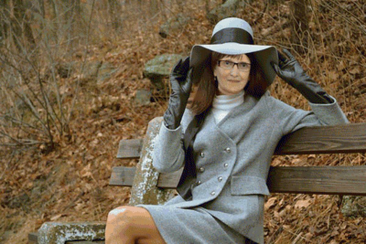 девушка в шляпе - девушка . - предпросмотр