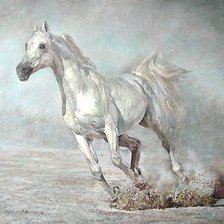 Схема вышивки «конь»