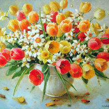 Схема вышивки «БУКЕТ ЦВЕТОВ»