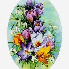 Схема вышивки «Яркий букет»