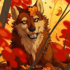 Схема вышивки «Пёс»