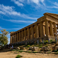 Схема вышивки «Агриженто. Храм Зевса»