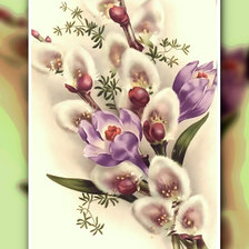 Веточка вербы2