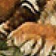 Предпросмотр схемы вышивки «тигрята» (№1923430)