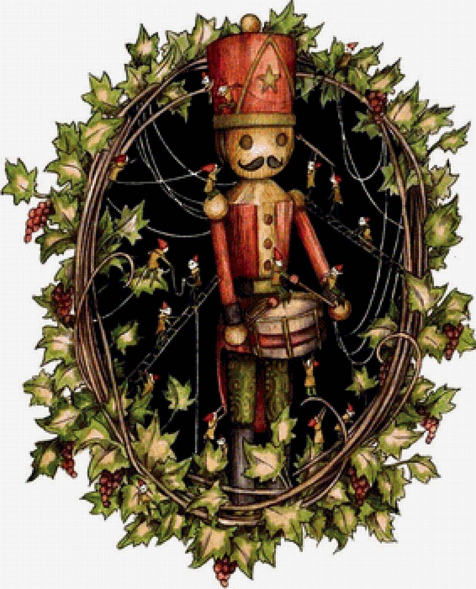 Сказочные иллюстрации Adam Oehlers - деревянный солдатик барабан - предпросмотр