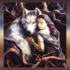 Девушка и волк