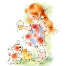 Схема вышивки «Детская»