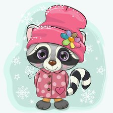 Схема вышивки «енотик»