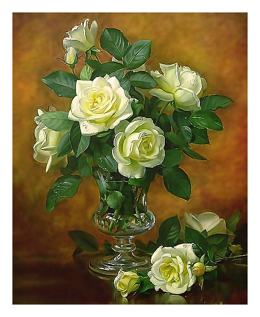 Серия "Букет". Розы - флора, букет, розы, цветы - оригинал