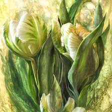 Схема вышивки «ТЮЛЬПАНЫ»