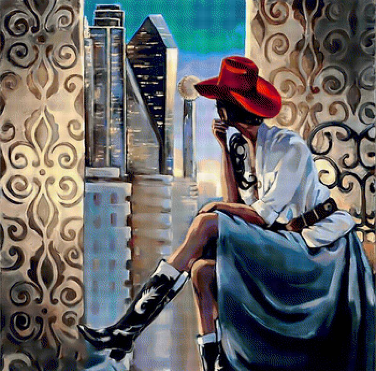 NEW YORK - 350 x 345 cruces - предпросмотр