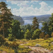 Схема вышивки «ПЕЙЗАЖ»