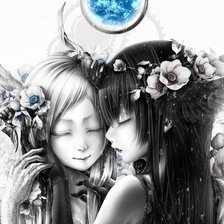 Схема вышивки «Черно и белое»