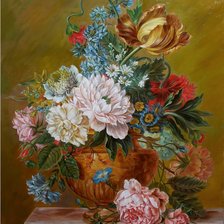 Схема вышивки «цветы»