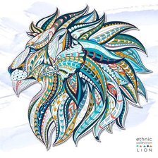 Схема вышивки «лев2»