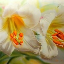 Схема вышивки «Лилии»