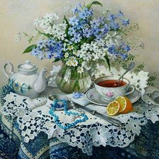 Схема вышивки «Цветы»