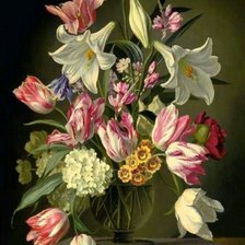 Схема вышивки «Цветы»