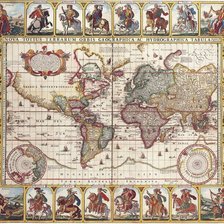 Схема вышивки «КАРТА МИРА»