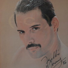 Схема вышивки «FREDDIE MERCURY»