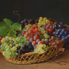 Схема вышивки «Виноград»