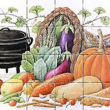 Имитация плитки.