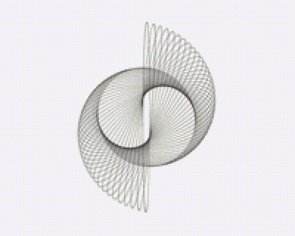 геометрія 2 - линии, круги, моно-хром, спирали, геометрия - предпросмотр