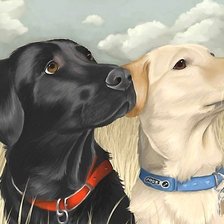 Схема вышивки «собаки»