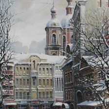 Схема вышивки «Zamoskvorechye, Moscow.»