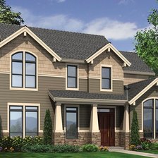 Схема вышивки «Домик»