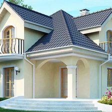 Схема вышивки «Домик»