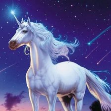 Схема вышивки «Единорог»