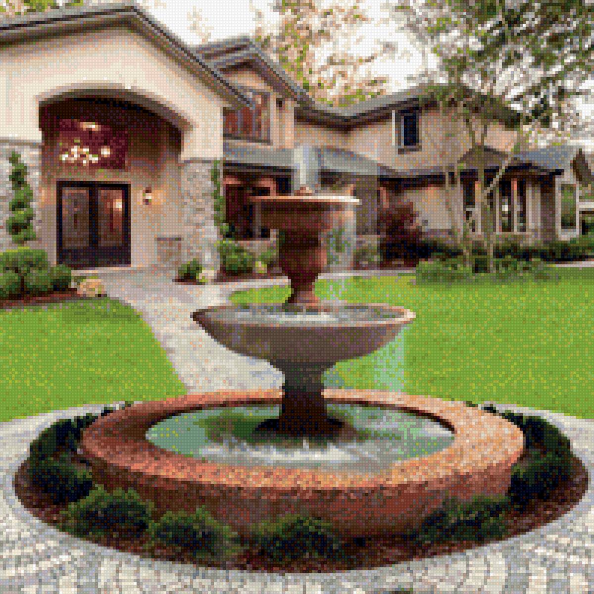 Дом с фонтаном - дом с фонтаном - предпросмотр