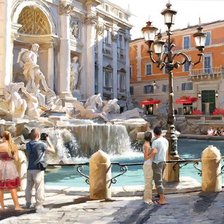 Схема вышивки «Trevolli Fountain»