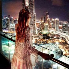 Схема вышивки «Ночной город»