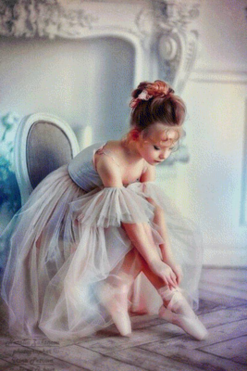 Маленькая балерина - девочка балерина - предпросмотр