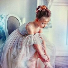 Схема вышивки «Маленькая балерина»