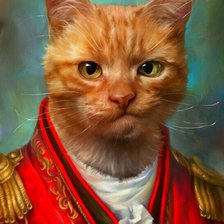 Схема вышивки «Кот»