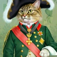 Схема вышивки «Кот»